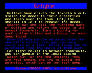 Gunfighter (19xx)(Atlantis)[a][GF1] screen shot title